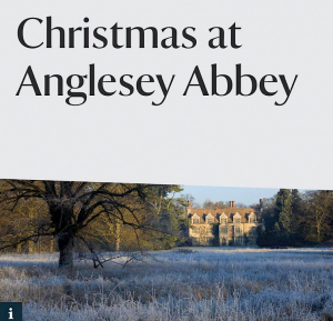 Image of Anglesey Abbey in the Snow 