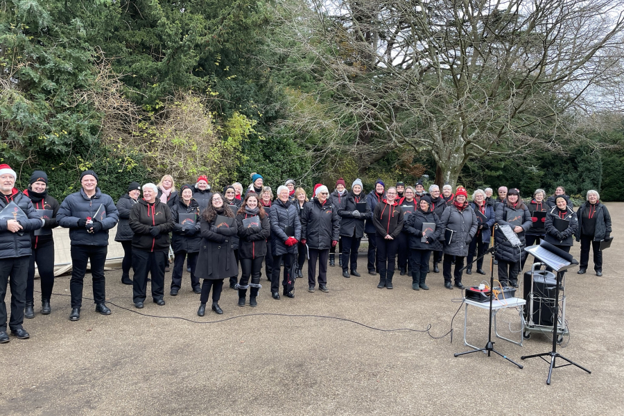 Sing! Choirs singing at Anglesey Abbey in 2021