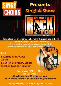 Sing!-A-Show - We Will Rock You Poster